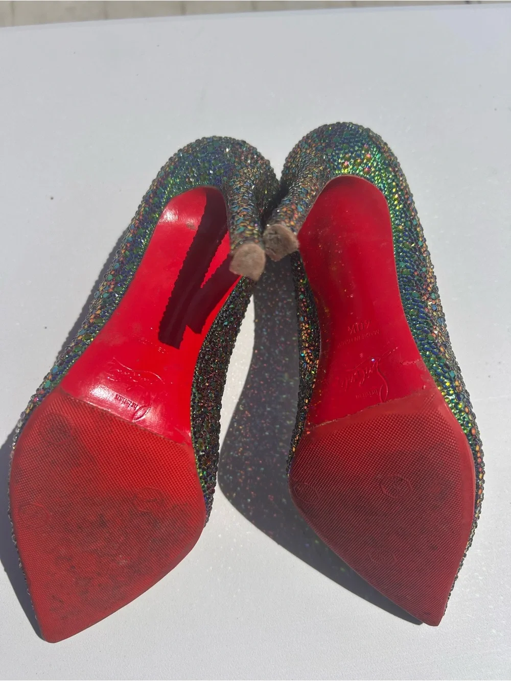 Christian Louboutin Crystal Heels